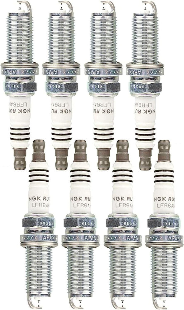 NGK Set of 8 Ruthenium HX Plugs LFR6AHX-S for BMW Lexus Toyota