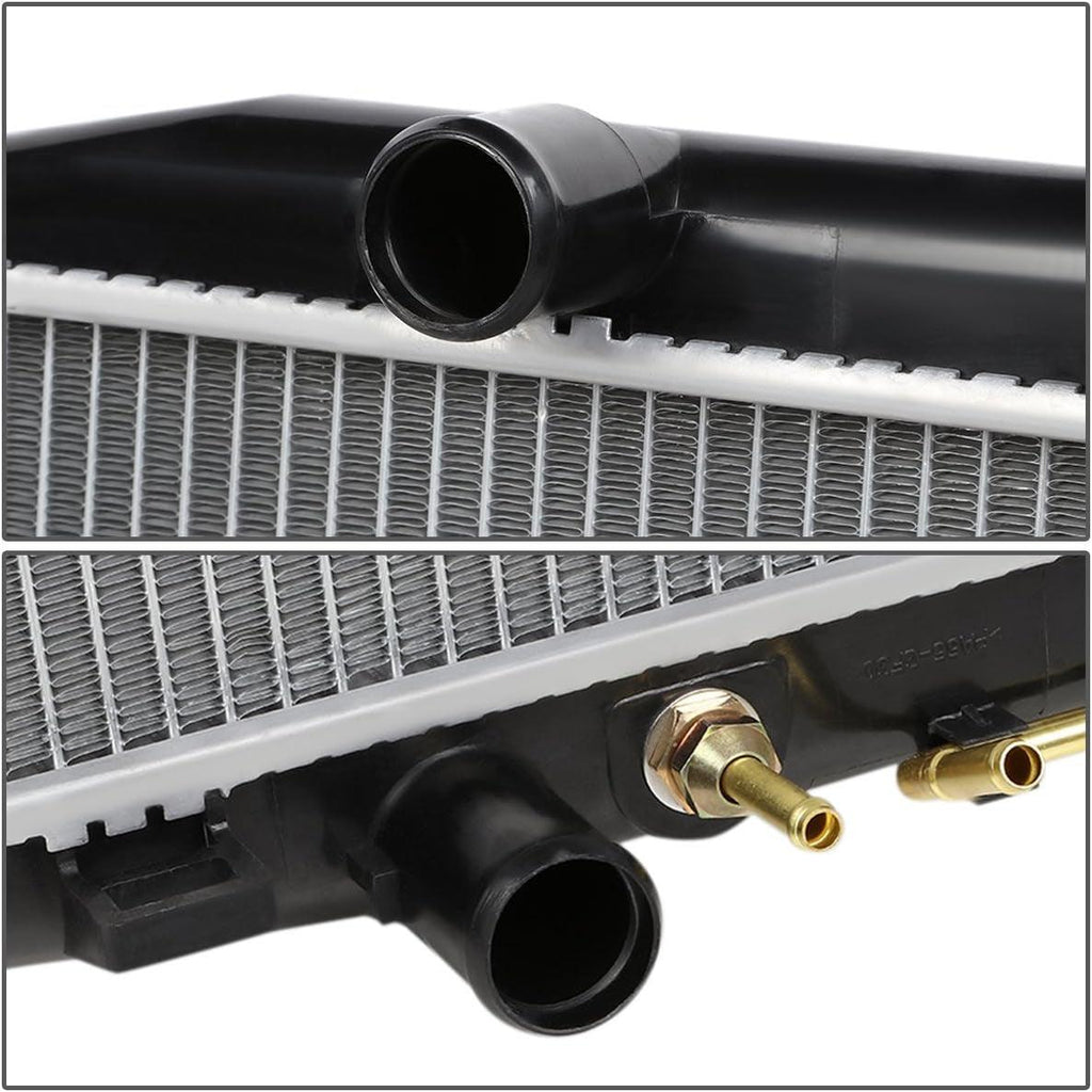 OEM-RA-2896 OE Style Aluminum Core Radiator Compatible with 06-12 Dodge Attitude AT, 25-1/8" W X 14-5/8" H X 5/8" D, 1-5/16" Inlet, 1-5/16" Outlet