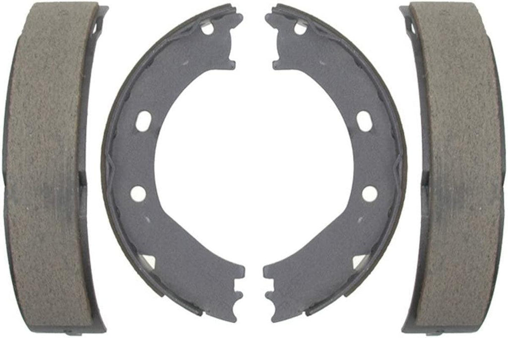852PG Professional Grade Drum-In-Hat Parking Brake Shoe Set , Grey, Silver