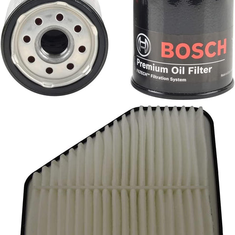Bosch 3325 & 5520WS Premium Oil Filter and Air Filter Bundle