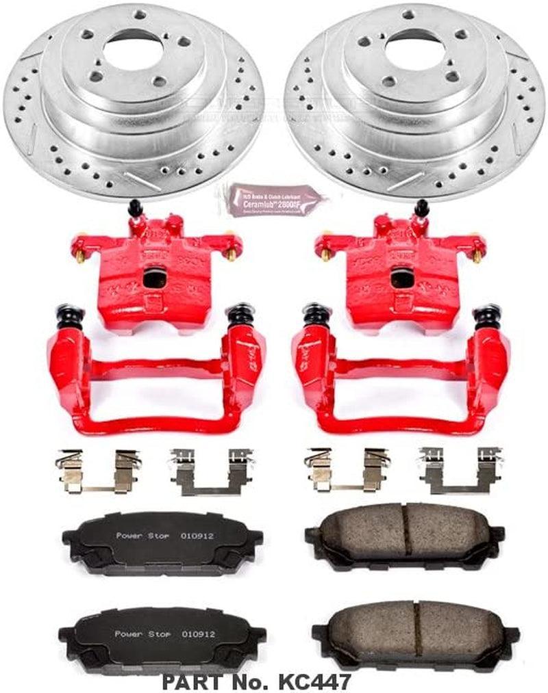 POWER STOP  KC447 1-Click Performance Brake Kit with Calipers