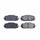 Power Stop - Front Z16 Low-Dust Ceramic Brake Pads for Corolla+More 16-1184A