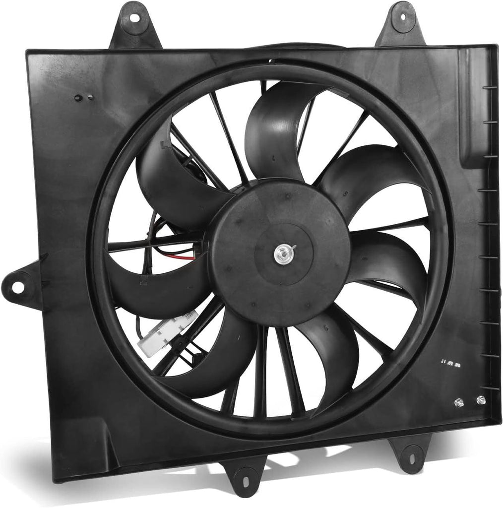 OEM-RF-0417 Factory Style Radiator Cooling Fan Assembly Compatible with 2006-2009 PT Cruiser 2.4L