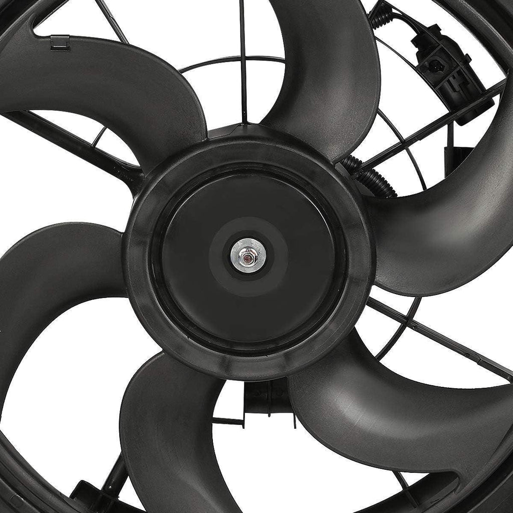OEM-RF-0015 Factory Style Radiator Cooling Fan Assembly Cooling Efficiency Improved Direct Replacement [Compatible with 06-08 Sonata Fits 3. 3L]