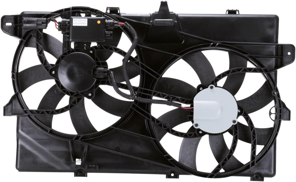 622040 Cooling Fan Assembly Compatible with 2010-2014 Ford Edge, Black