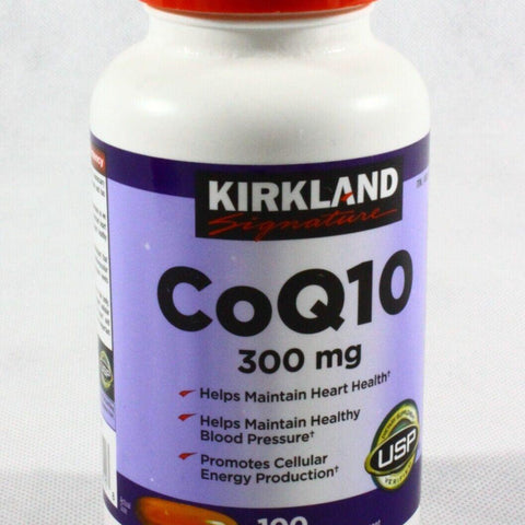 Kirkland Signature Coq10 300 Mg 100 Softgels Heart Health Exp: 10/2024