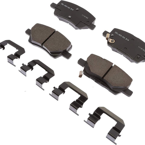 Gold 17D1929CH Ceramic Front Disc Brake Pad Set