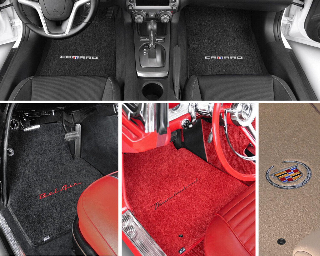 Lloyd Ultimat Front & Rear Mats for '65-66 Calais W/Black on Gold Cadillac Scrip