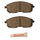 Front Disc Brake Pad Set for Sentra, Juke, Cube, Altima, Versa+More (P56065N)