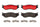 Brembo Front Disc Brake Pad Set for Dodge (P18026N)