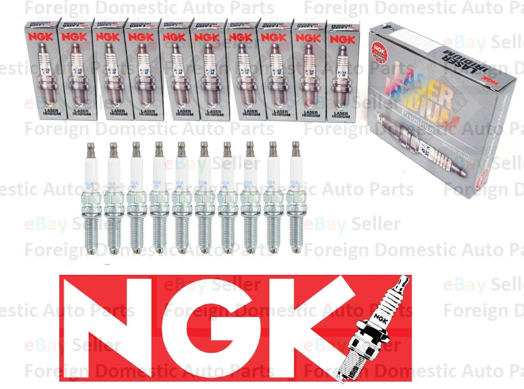 Set of 10 for BMW E60 M5 E63 E64 M6 Spark Plugs NGK Laser Platinum