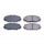 Power Stop - Front Z16 Low-Dust Ceramic Brake Pads for Corolla+More 16-1210