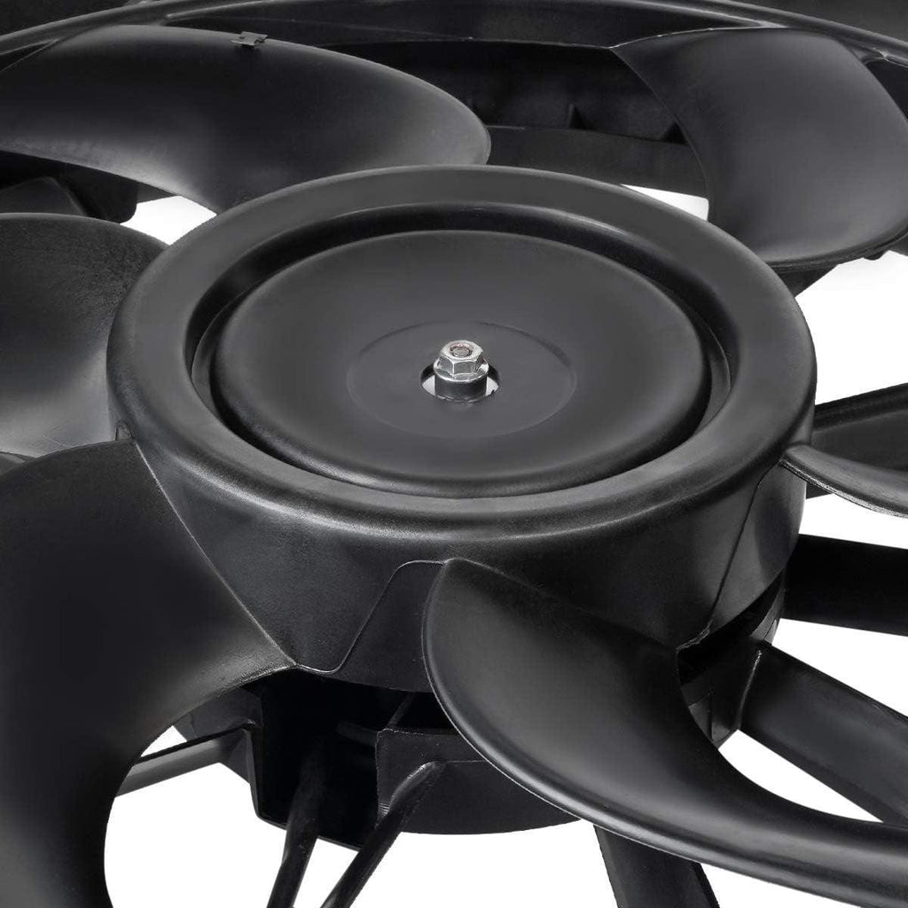 OEM-RF-0147 Factory Style Radiator Cooling Fan Assembly Cooling Efficiency Improved Direct Replacement [Compatible with 10-16 Cadillac SRX]