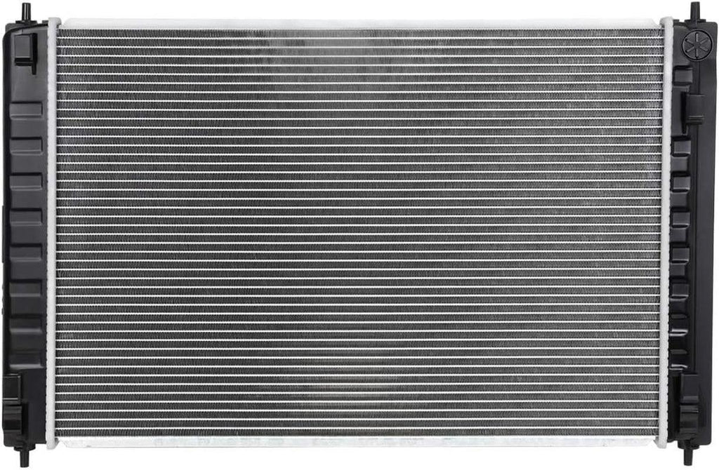 OEM-RA-13039 1-Row OE Style Aluminum Core Radiator Compatible with 09-14 Murano / 11-16 Quest, 26-7/16" W X 18-1/16" H X 1" D, 1-3/8" Inlet, 1-3/8" Outlet