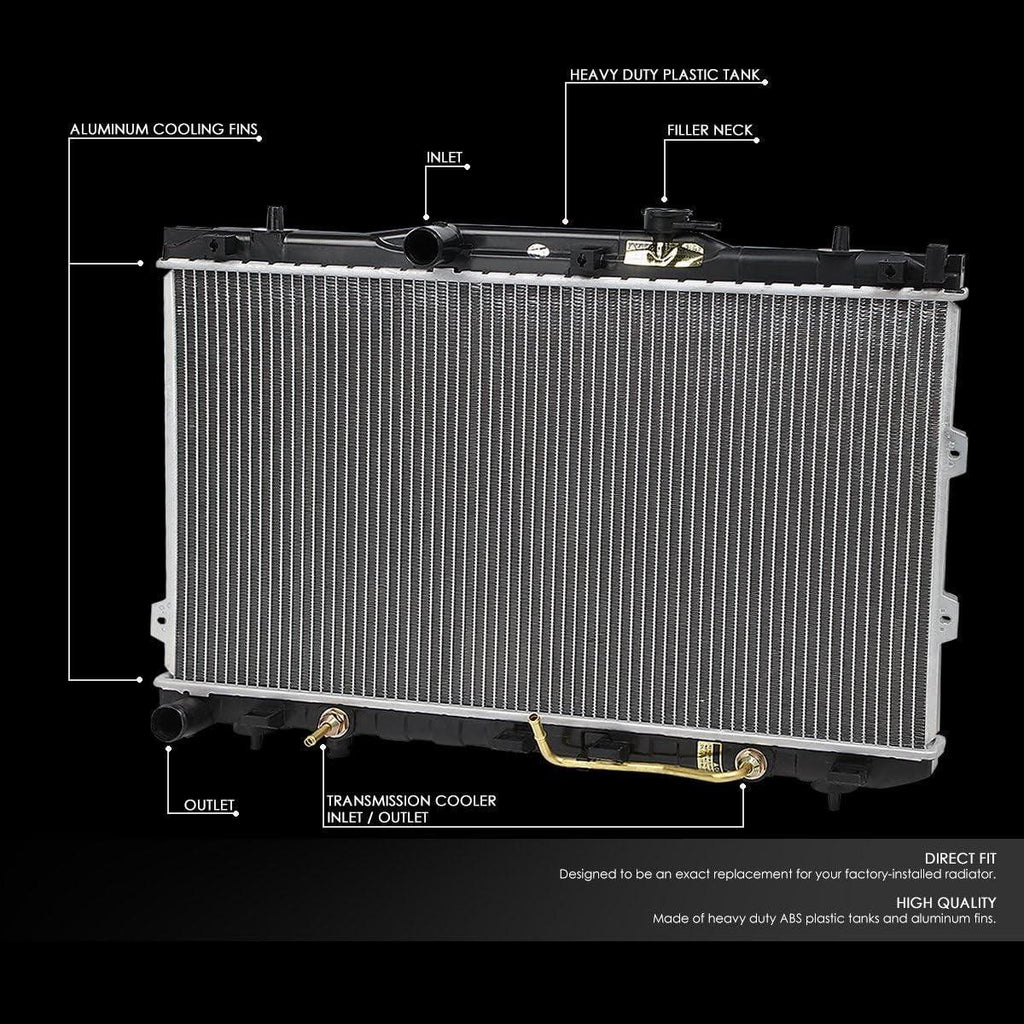 OEM-RA-2784 OE Style Radiator Compatible with 04-09 Spectra 2.0L/05-09 Spectra5 2.0L,26-5/16" W X 14-3/4" H X 5/8" D,1-5/16" Inlet / 1-5/16" Outlet
