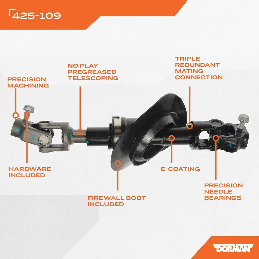 Dorman Steering Shaft for Cobalt, G5, Ion, G4, Pursuit 425-109