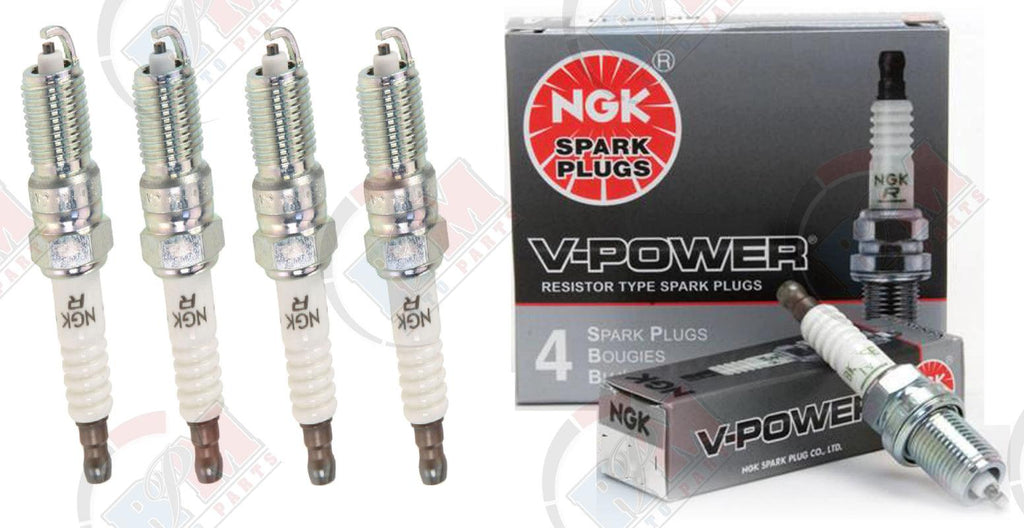 NGK "V-POWER" Spark Plugs Set of 4 for 1995-2002 Chevrolet Cavalier 2.2 2.3 2.4