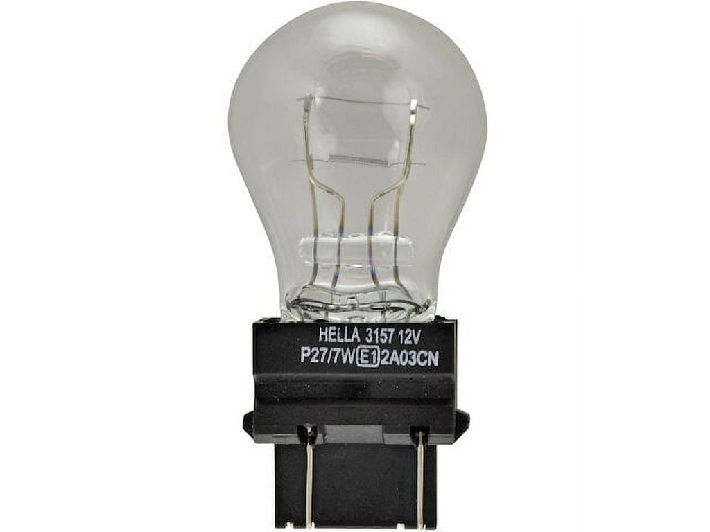 HELLA 3157 Tail Light Bulb Red 12V 27/7W Automotive Bulb fits Dodge Caliber 2 Pack