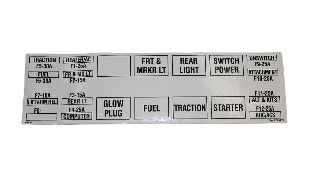 BOBCAT - 6718774 - DECAL