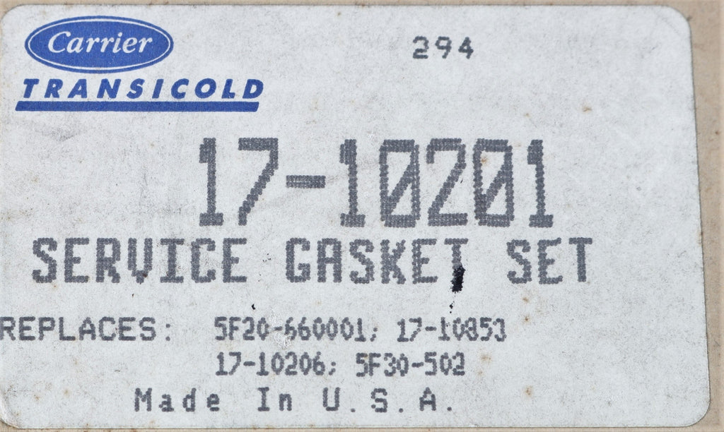 CARRIER TRANSICOLD - 17-10201 - GASKET KIT 5F-30 COMP.