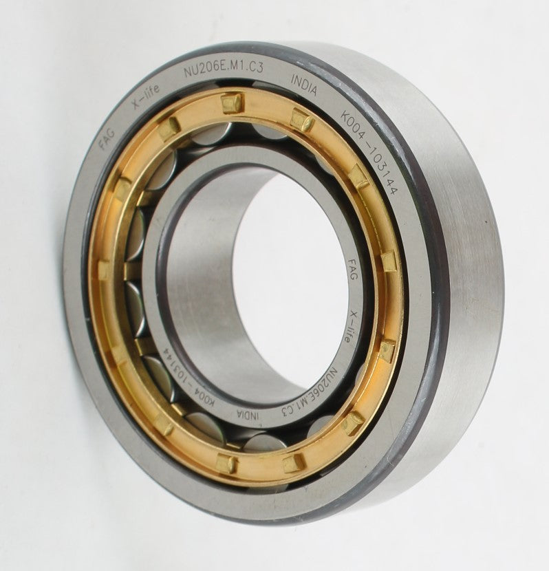 FAG - NU206E.M1.C3 - CYLINDRICAL ROLLER BEARING 62mm OD