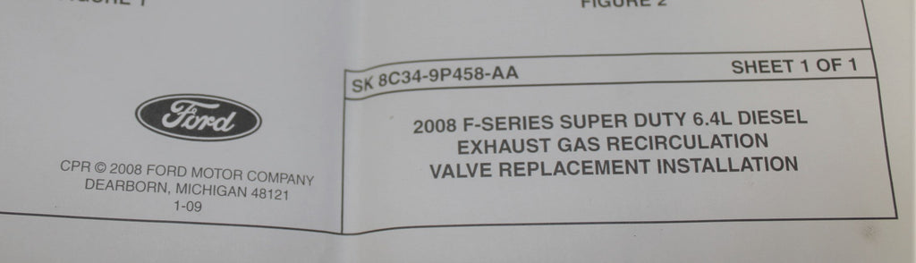 FORD - 9C34-9D475-AB - EGR VALVE KIT MOTORCRAFT CX2366