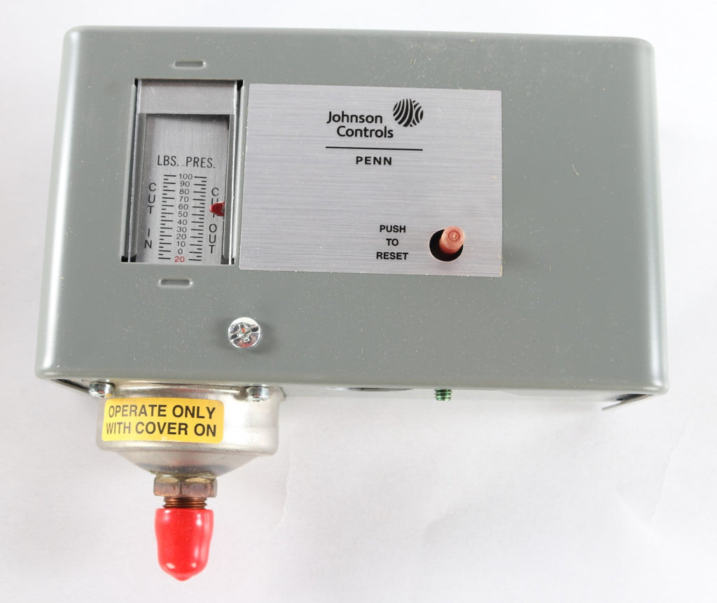 JOHNSON CONTROLS - P29NC-2C - LOW PRESSURE CUTOUT CONTROLL MANUAL RESET