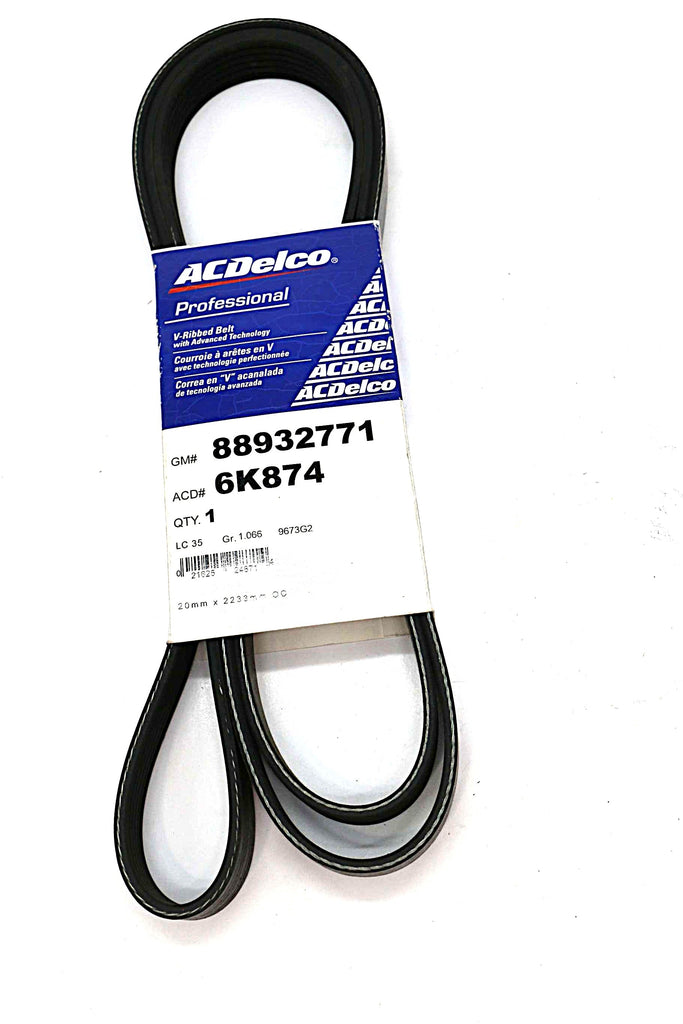 AC DELCO - 6K874 - V-RIBBED SERPEN