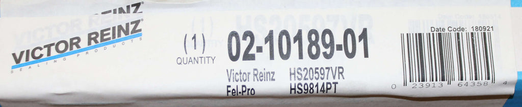 VICTOR REINZ - 02-10189-01 - HEAD GASKET SET