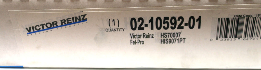 VICTOR REINZ - 02-10592-01 - HEAD GASKET SET