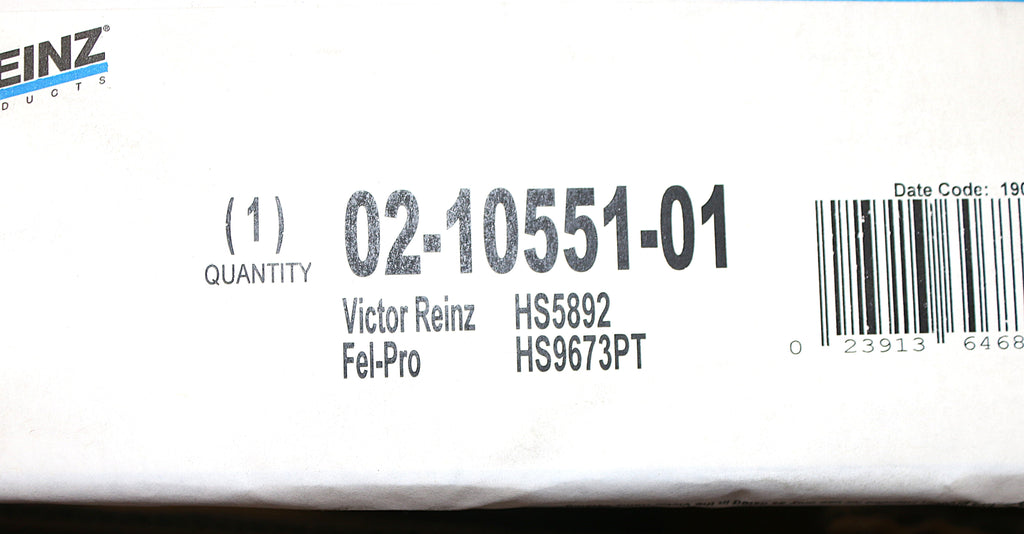 VICTOR REINZ - 02-10551-01 - HEAD GASKET SET
