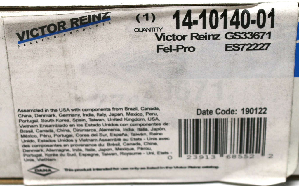 VICTOR REINZ - GS33671 - BOLT SET - ENGINE CYLINDER HEAD MAHLE GS33671