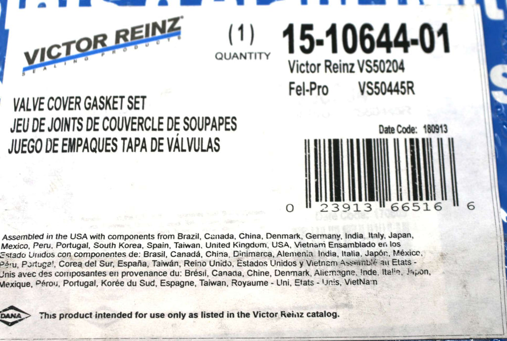 VICTOR REINZ - VS50204 - GASKET SET - VALVE COVER MAHLE VS50204