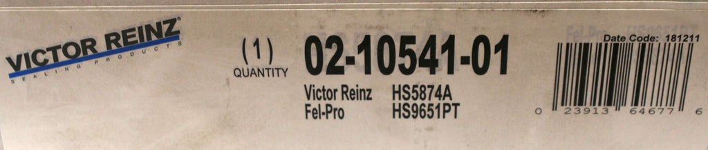 VICTOR REINZ - HS5874A - GASKET SET - HEAD MAHLE HS5874A