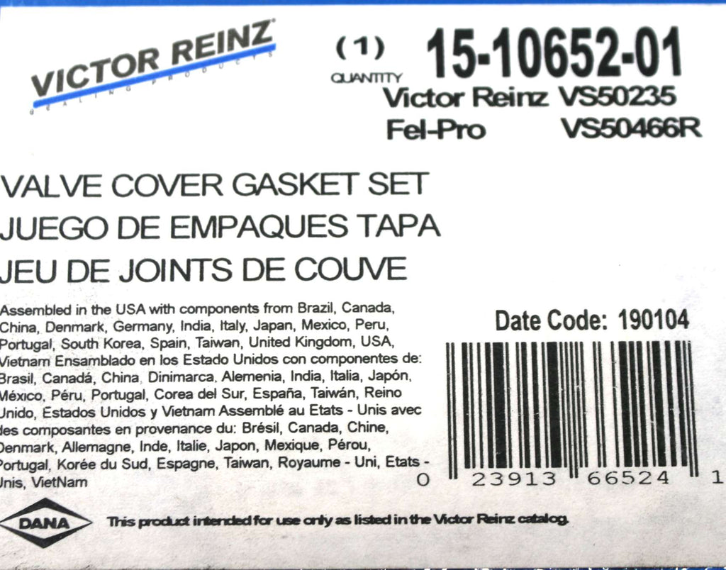 VICTOR REINZ - VS50235 - GASKET SET - VALVE COVER MAHLE VS50235