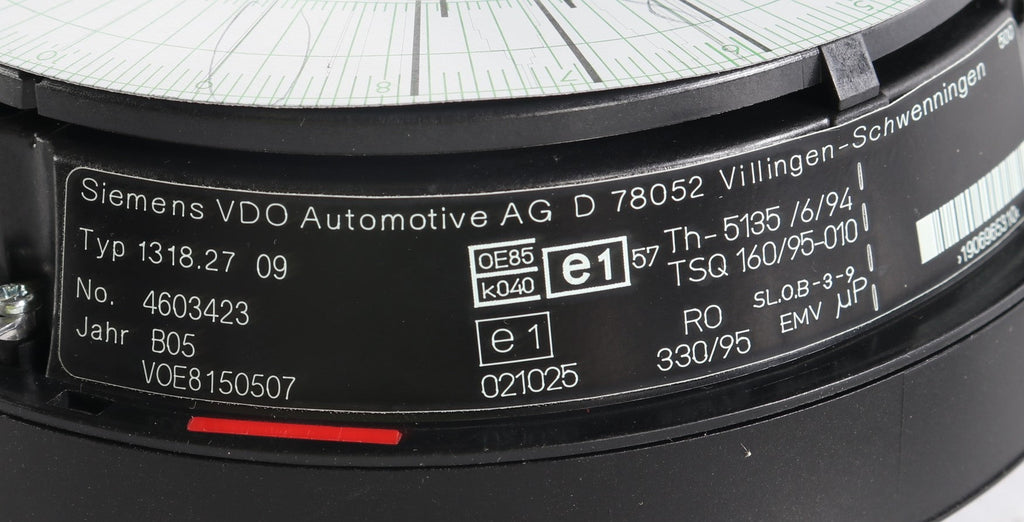 VDO - 1318.27 09 - TACHOGRAPH