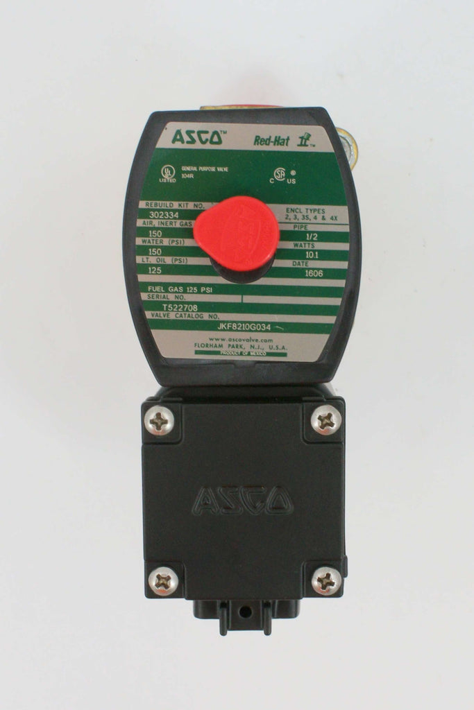 ASCO - JKF8210G034 - DIAPHRAGM PURGE VALVE 2-WAY 1/2in NPT. BRASS 24V