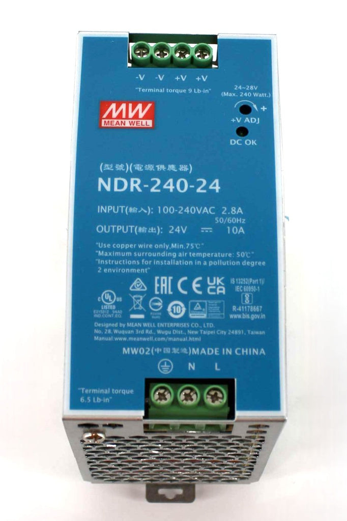 MEAN WELL - NDR-240-24 - DC POWER 24V 10A