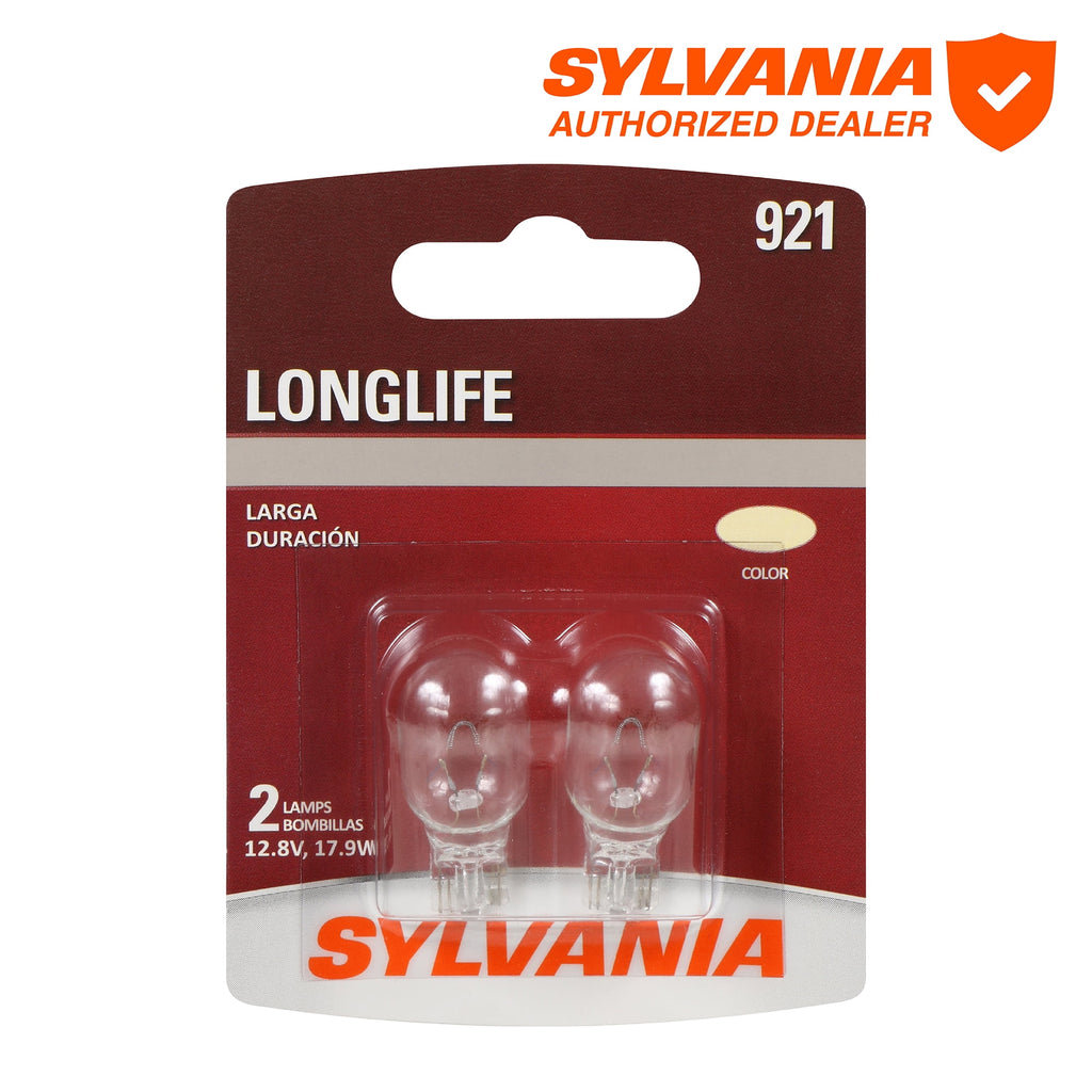 Sylvania 921   Long Life Mini Bulb,  921LLBP2    2 Pack, Compatible with Multiple Cars