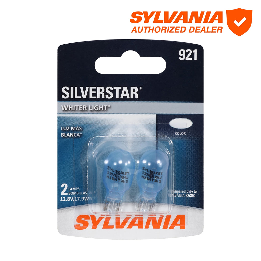 Sylvania 921 SilverStar Mini Bulb, 2 Pack, Compatible with Multiple Cars  921STBP2