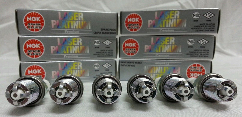 NGK BKR6EQUP Laser Platinum Long Life Spark Plug 6-PCS BMW PORSCHE AUDI VW MINI
