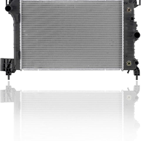 Radiator -  Compatible/Replacement for 13247 12-20 Chevrolet Sonic L4 1.8L Automatic Transmission - Plastic Tank Aluminum Core, 1-Row, with Transmission Oil Cooler