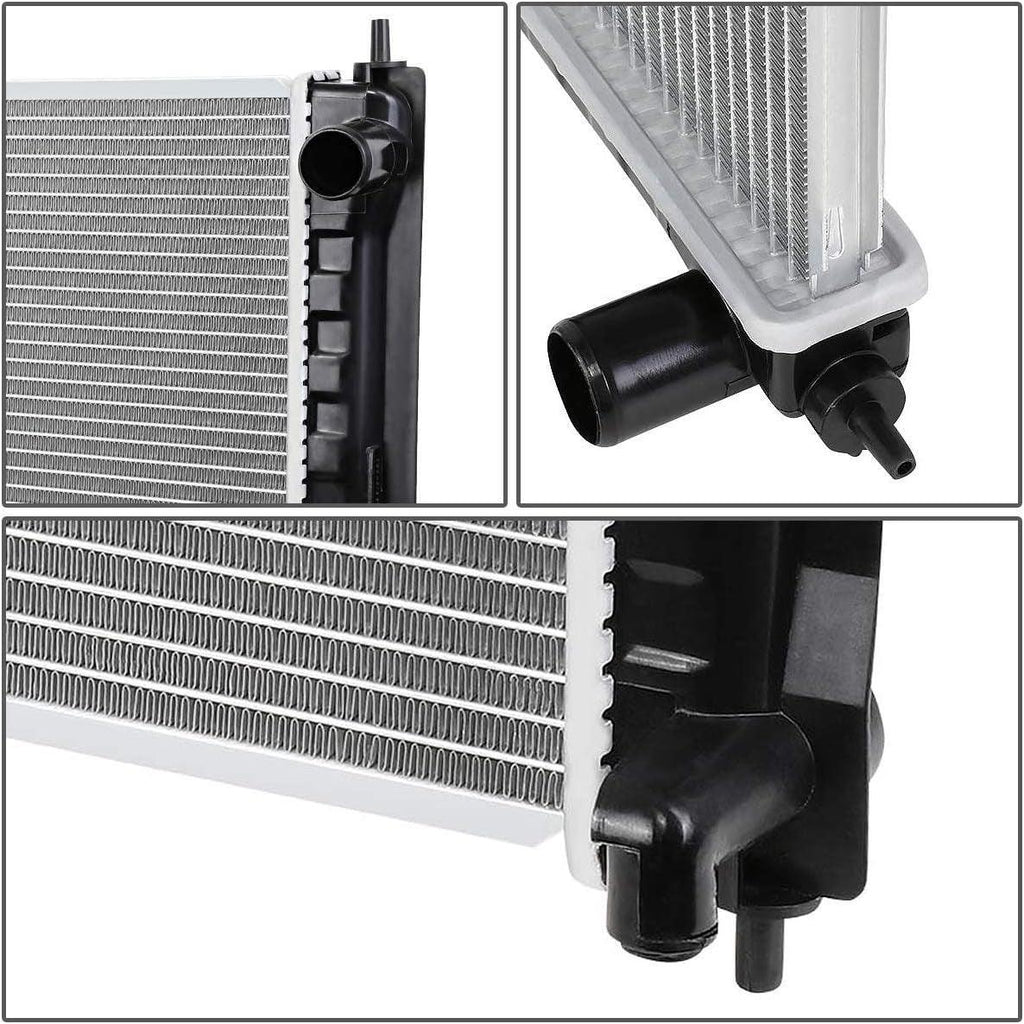 OEM-RA-2988 Aluminum Radiator Compatible with 07-18 Altima AT,26-3/8" W X 16-1/8" H X 11/16" D, 1-3/8" Inlet / 1-3/8" Outlet