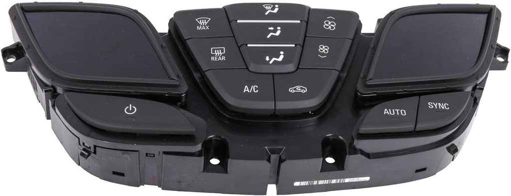 GM Original Equipment 15-74920 Jet Black Heating and Air Conditioning Control Panel