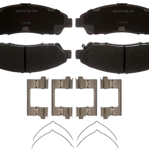 Silver 14D1280CHF1 Ceramic Front Disc Brake Pad Set