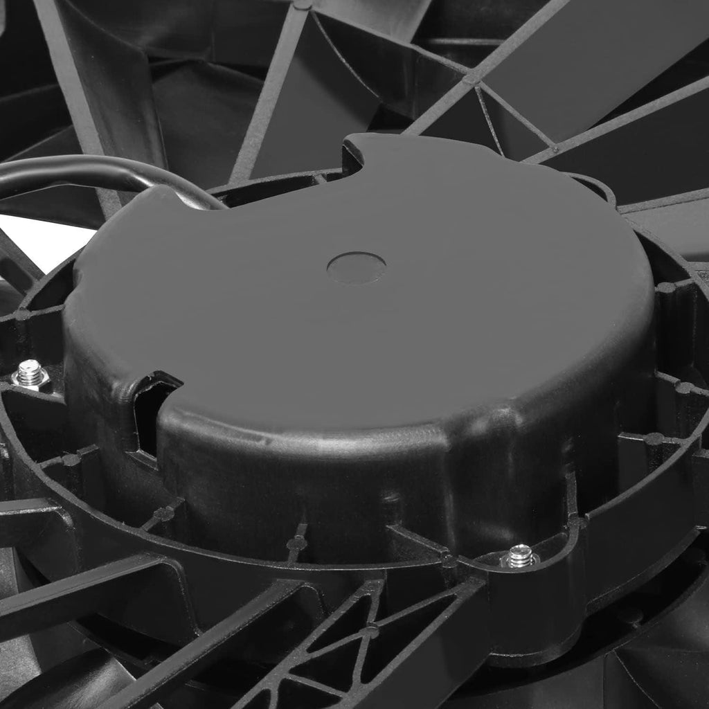 OEM-RF-0349 Factory Style Radiator Cooling Fan Assembly Compatible with 12-19 Fiat 500