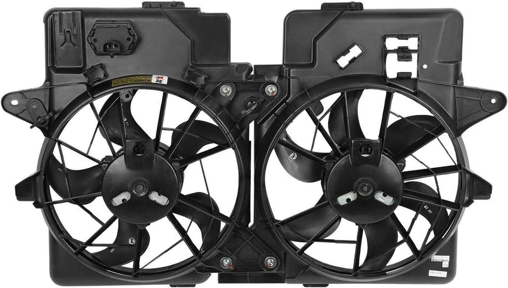 OEM-RF-0105 Factory Style Radiator Cooling Fan Assembly Cooling Efficiency Improved Direct Replacement [Compatible with 2001-2004 Escape / 2001-2004 Tribute]