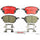 Brembo Front Disc Brake Pad Set for Murano, Maxima, FX35, FX45, Altima (P56051N)