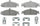 Advantage 14D727CH Ceramic Front Disc Brake Pad Set with Hardware