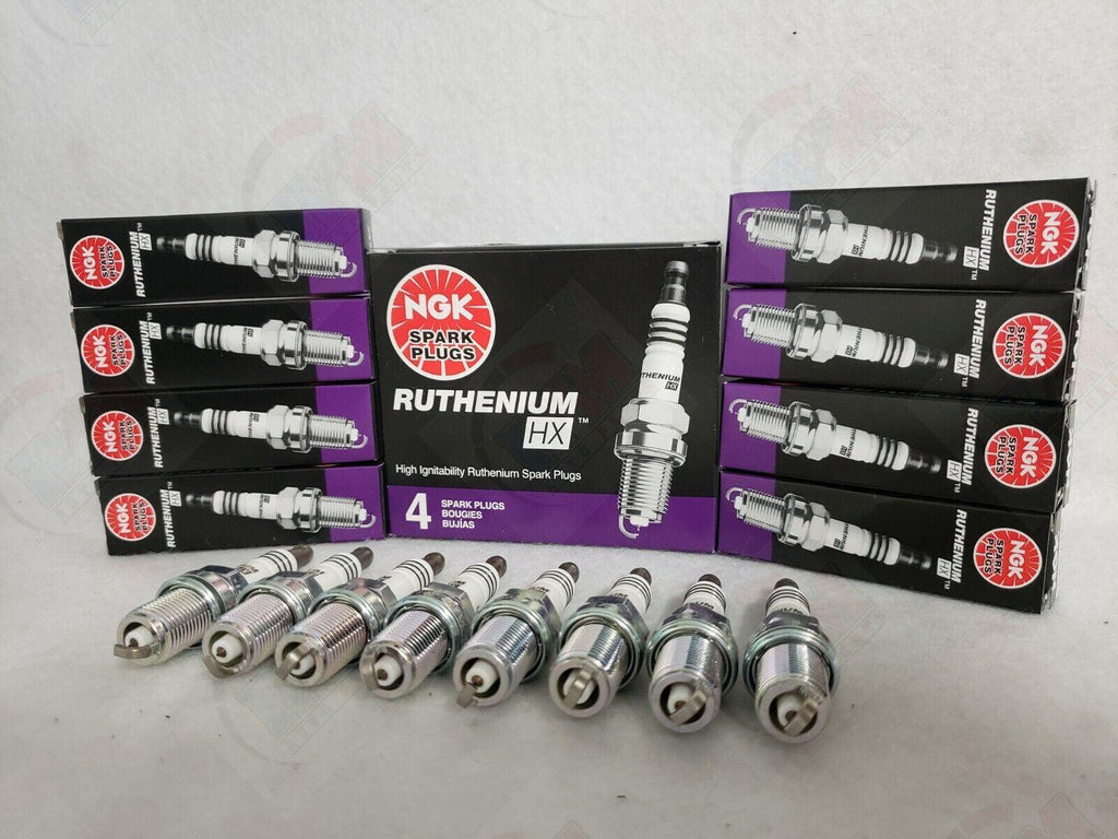 NGK RUTHENIUM HX Spark Plugs LTR6AHX 91276 Set of 8